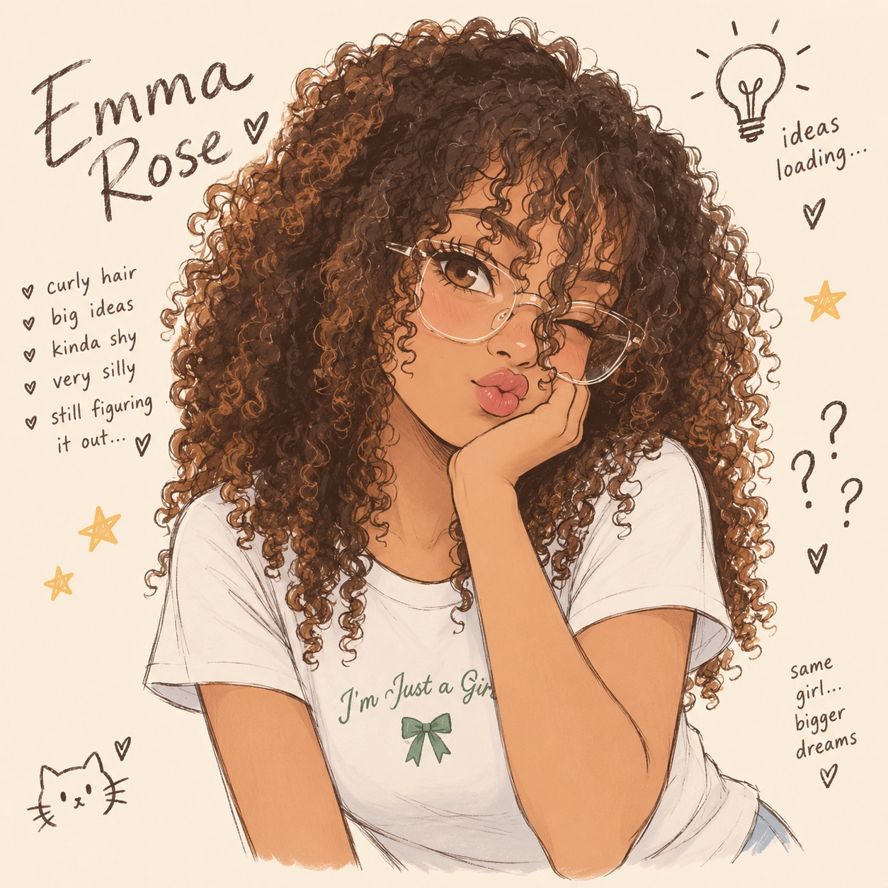 Temporary illustrated Emma placeholder